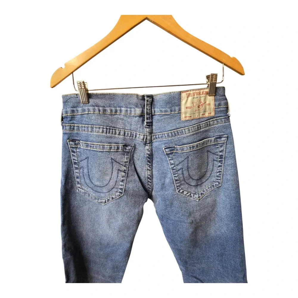 True Religion Jeans Ricky‎ Relaxed Straight 30x30 Raw Hem